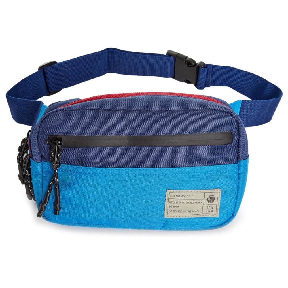 HEX Aspect Belt Bag Waist Hip Fanny Pack - HX2056 - BLUE - EUC